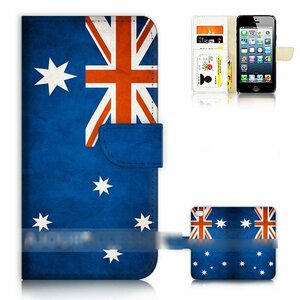 iPhone SE 第3世代 8 7 オーストラリア 国旗 スマホケース 手帳型ケース スマートフォン カバー