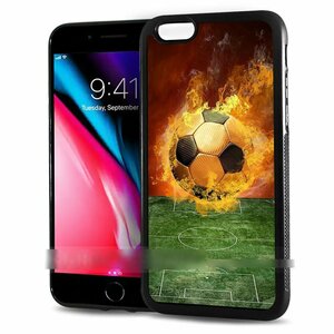 iPhone X アイフォン テン サッカーボール 燃える スマホケース アートケース スマートフォン カバー