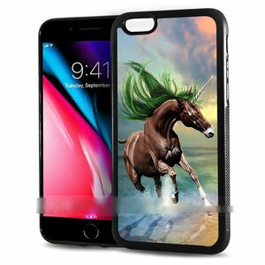 iPhone 7 Plus 8 Plus アイフォン セブン エイト プラス ユニコーン 一角獣 馬 スマホケース アートケース スマートフォン カバー