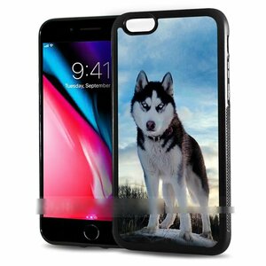 iPhone 7 Plus 8 Plus アイフォン セブン エイト プラス シベリアン ハスキー スマホケース アートケース スマートフォン カバー