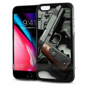 iPhone 7 Plus 8 Plus アイフォン セブン エイト プラス 拳銃 ピストル ガン スマホケース アートケース スマートフォン カバー