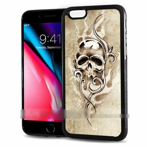 iPhone 6 Plus 6S Plus アイフォン シックス エス プラス スカル ドクロ 骸骨 頭蓋骨 スマホケース アートケース スマートフォン カバー
