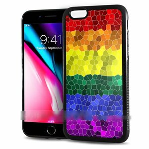 iPhone 6 6S アイフォン シックス エス 虹色 レインボー カラー スマホケース アートケース スマートフォン カバー