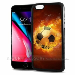 iPhone 5 5S SE アイフォン ファイブ エス エスイー サッカーボール 燃える スマホケース アートケース スマートフォン カバー