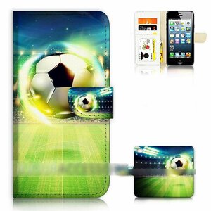 iPhone 13 mini ミニ サッカーボール スマホケース 手帳型ケース スマートフォン カバー