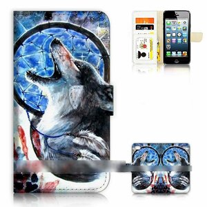 iPhone 7 8 アイフォン セブン エイト 狼 オオカミ ウルフ スマホケース 手帳型ケース スマートフォン カバー