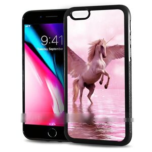 iPhone 7 Plus 8 Plus アイフォン セブン エイト プラス ユニコーン 一角獣 馬 スマホケース アートケース スマートフォン カバー