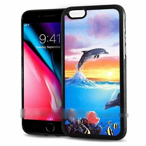 iPhone 12 mini ミニ イルカ ドルフィン スマホケース アートケース スマートフォン カバー