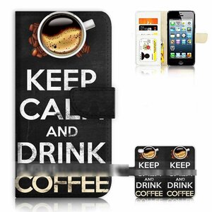 iPhone XS MAX アイフォン テンエス マックス 平静を保ち コーヒーを飲む スマホケース 手帳型ケース スマートフォン カバー