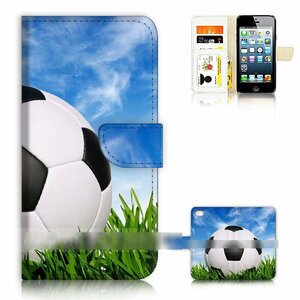 iPhone X アイフォン テン サッカーボール スマホケース 手帳型ケース スマートフォン カバー