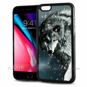 iPhone 7 Plus 8 Plus アイフォン セブン エイト プラス 狼 オオカミ ウルフ スマホケース アートケース スマートフォン カバー