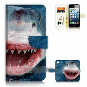 iPhone 13 mini ミニ サメ 鮫 シャーク スマホケース 手帳型ケース スマートフォン カバー