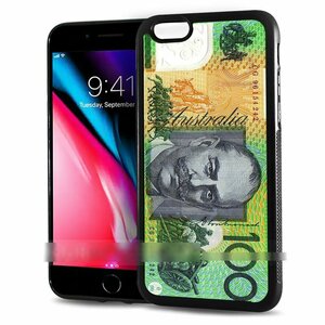 iPhone 7 Plus 8 Plus アイフォン セブン エイト プラス オーストラリア ドル スマホケース アートケース スマートフォン カバー