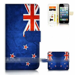 iPhone 5C iPhone пять si- Новая Зеландия национальный флаг смартфон кейс блокнот type кейс смартфон покрытие 