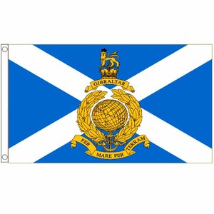 海外限定 国旗 英国 イギリス海兵隊 王室海兵隊予備隊 RMR スコットランド 特大フラッグ