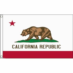 海外限定 国旗 カリフォルニア州 州旗 アメリカ合衆国 USA 米国 特大フラッグ