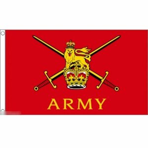 海外限定 国旗 イギリス アーミー 英国 陸軍 軍隊記念日 特大フラッグ