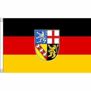 海外限定 国旗 ザールラント州 ドイツ 州旗 特大フラッグ