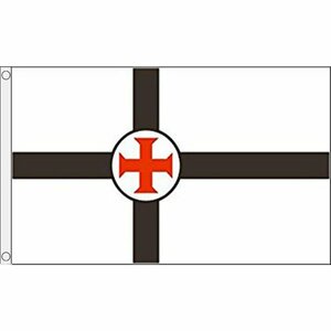 海外限定 国旗 十字軍 テンプル騎士団 騎士修道会 十字架 クロス 特大フラッグ