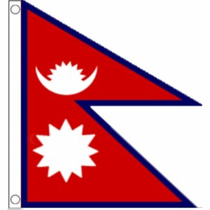 海外限定 国旗 ネパール連邦民主共和国 特大フラッグ