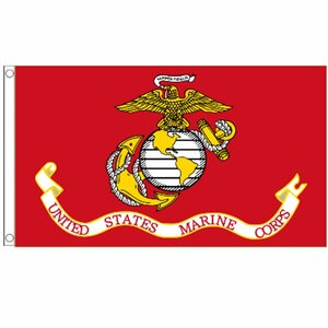 海外限定 国旗 アメリカ海兵隊 USMC 米国 軍旗 マリーン 特大フラッグ