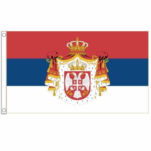 海外限定 国旗 セルビア王国 特大フラッグ