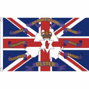 海外限定 国旗 北アイルランド 6国 イギリス 英国 ユニオンジャック 特大フラッグ