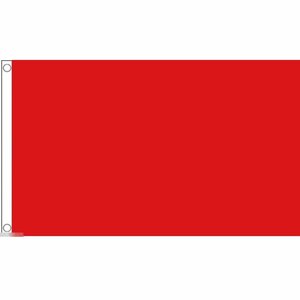 海外限定 国旗 赤色 レッド 特大フラッグ