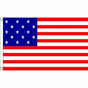 海外限定 国旗 アメリカ合衆国 USA 星条旗 15星 特大フラッグ