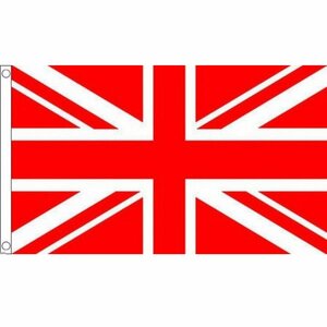 海外限定 国旗 イギリス 英国 ユニオンジャック 赤 白 レッド ホワイト 特大フラッグ