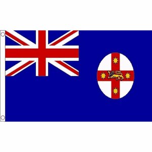 海外限定 国旗 ニューサウスウェールズ州 州旗 オーストラリア連邦 豪州 特大フラッグ
