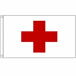 海外限定 国旗 赤十字 レッド クロス 特大フラッグ