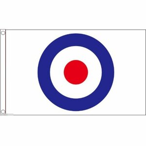 海外限定 国旗 イギリス 英国 王室 空軍 RAF ターゲット マーク 特大フラッグ