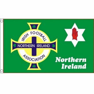 海外限定 国旗 サッカー 北アイルランド代表 特大フラッグ