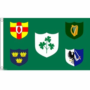 海外限定 国旗 アイルランド ラグビー協会 特大フラッグ