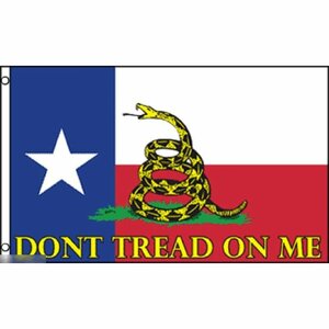 海外限定 国旗 テキサス州 アメリカ ガズデン旗 俺を踏むな ガラガラ 蛇 ヘビ 海軍 海兵隊 特大フラッグ