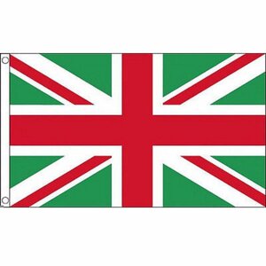 海外限定 国旗 イギリス 英国 ユニオンジャック ウェールズ色 レアカラー 特大フラッグ