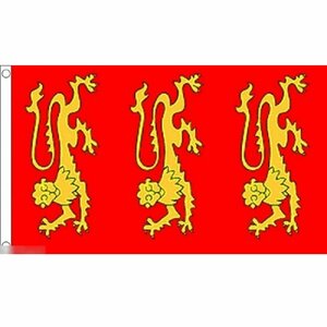 海外限定 国旗 イングランド リチャード王 ライオン 獅子 特大フラッグ