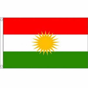 海外限定 国旗 クルディスタン イラク クルド人 特大フラッグ