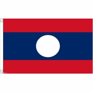 海外限定 国旗 ラオス人民民主共和国 特大フラッグ