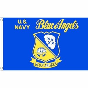 海外限定 国旗 米国海軍 アメリカ ネイビー ブルーエンジェルス 飛行隊 軍旗 特大フラッグ