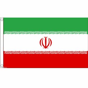 海外限定 国旗 イラン イスラム共和国 西アジア 中東 特大フラッグ