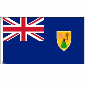 海外限定 国旗 タークス カイコス諸島 イギリス 海外領 特大フラッグ