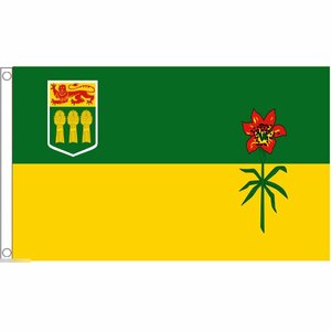 海外限定 国旗 カナダ サスカチュワン州 州旗 特大フラッグ