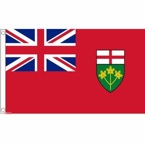 海外限定 国旗 オンタリオ州 カナダ 特大フラッグ