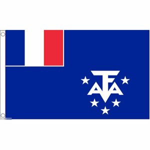 海外限定 国旗 フランス領南方 南極地域 特大フラッグ