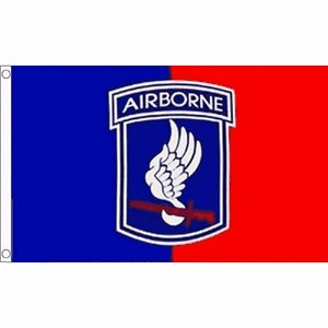 海外限定 国旗 アメリカ アーミー 米国陸軍 USA 第173空挺旅団戦闘団 エアボーン 特大フラッグ