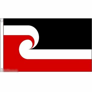 海外限定 国旗 ニュージーランド マオリ族 先住民族 部族国旗 特大フラッグ