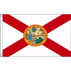 海外限定 国旗 フロリダ州 アメリカ 州旗 特大フラッグ