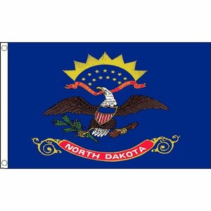海外限定 国旗 ノースダコタ州 アメリカ 州旗 特大フラッグ